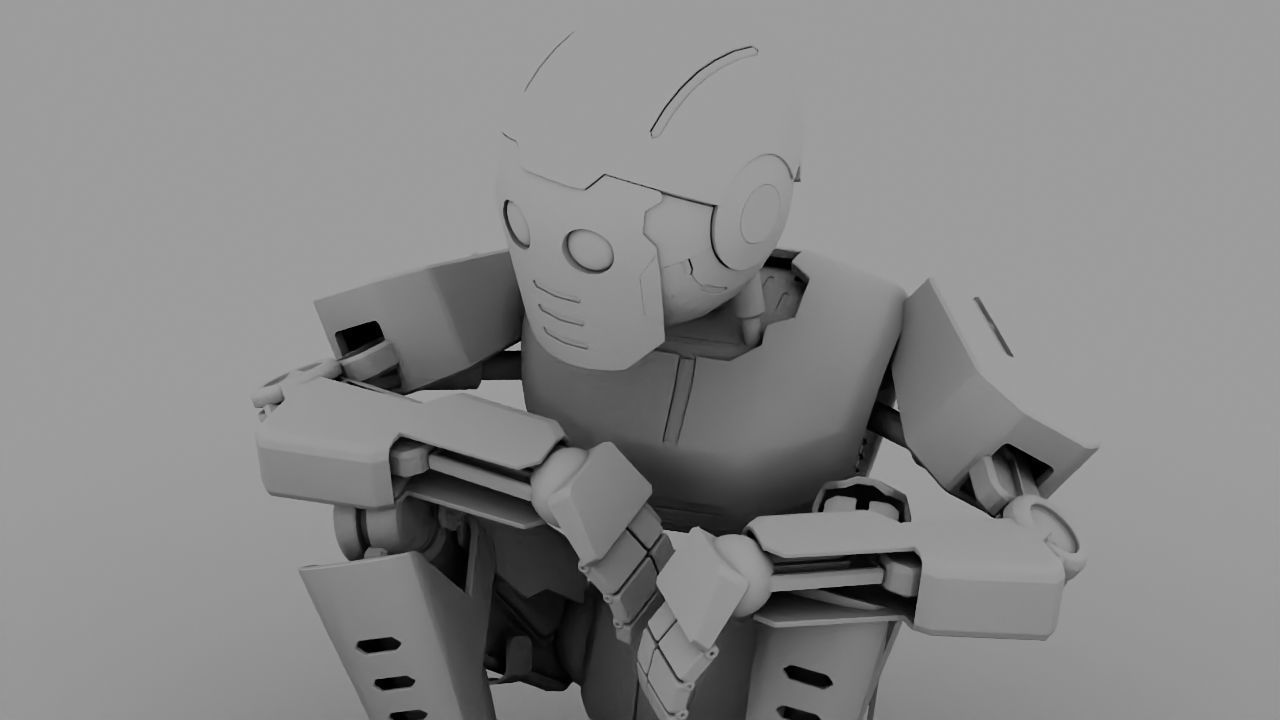 Android V2 rigged character 3D model_24