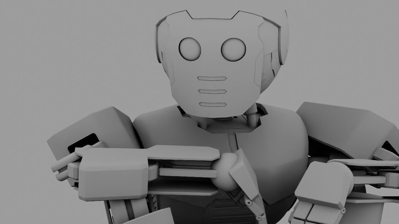 Android V2 rigged character 3D model_25