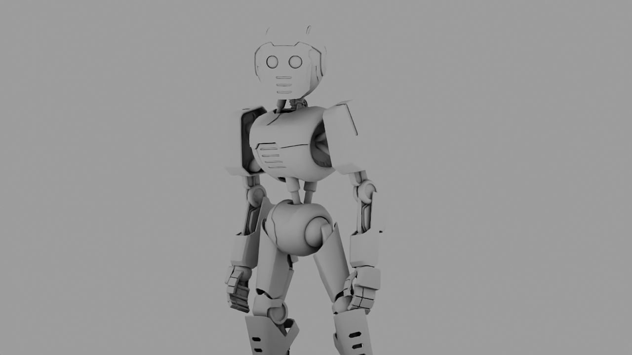 Android V2 rigged character 3D model_27