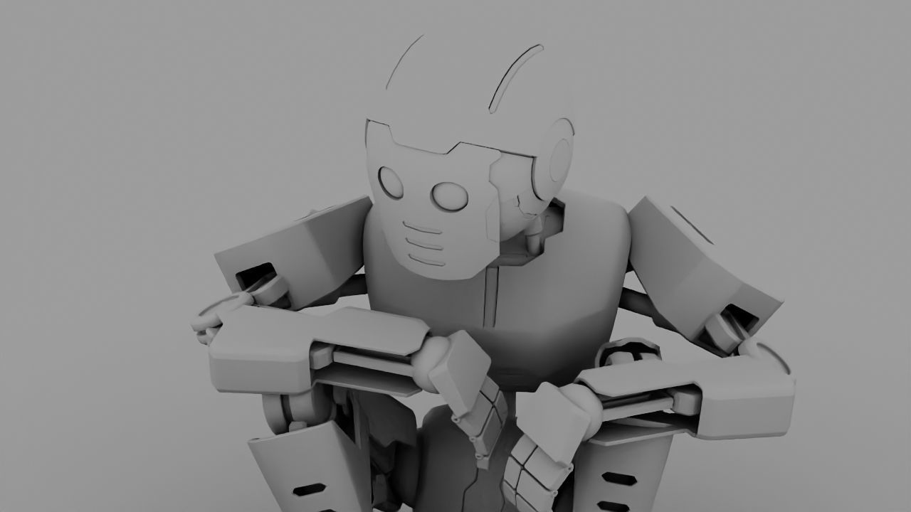 Android V2 rigged character 3D model_19