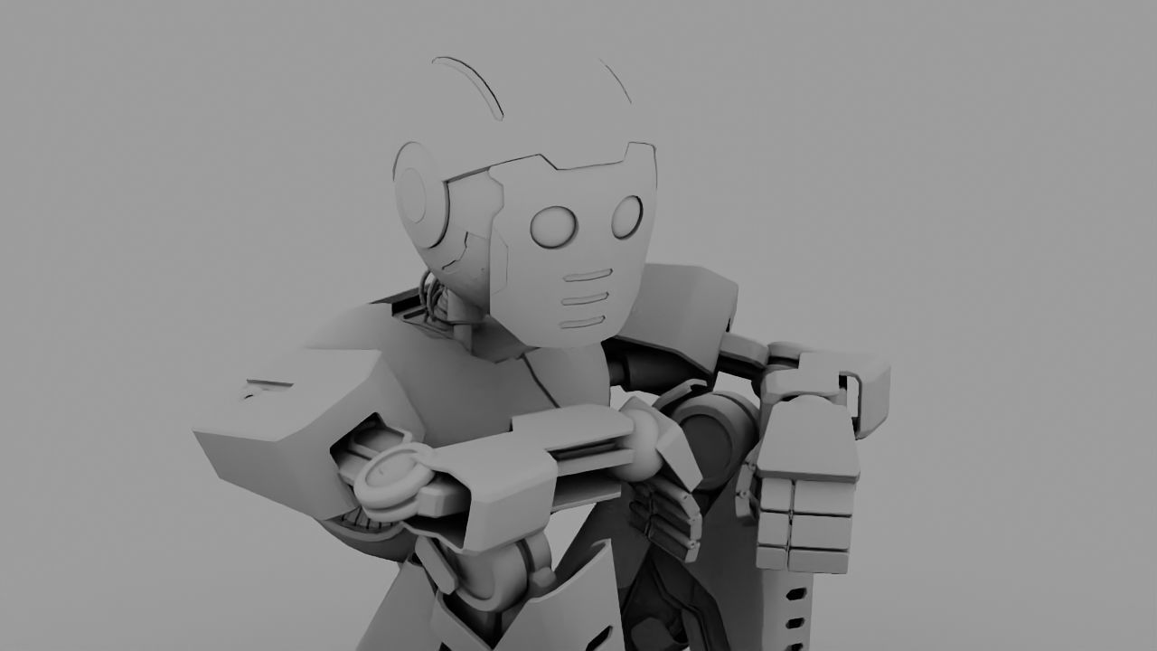 Android V2 rigged character 3D model_20