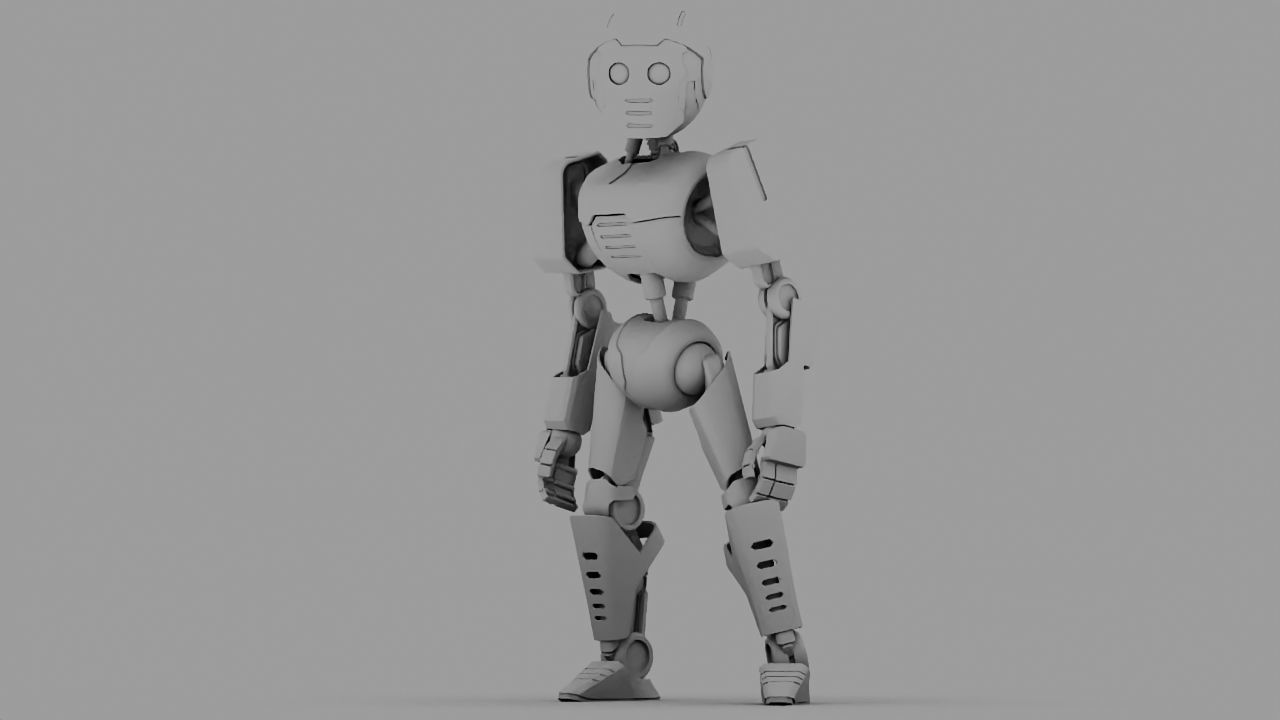 Android V2 rigged character 3D model_28
