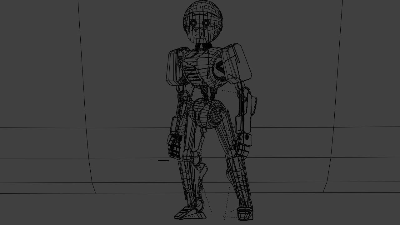 Android V2 rigged character 3D model_29