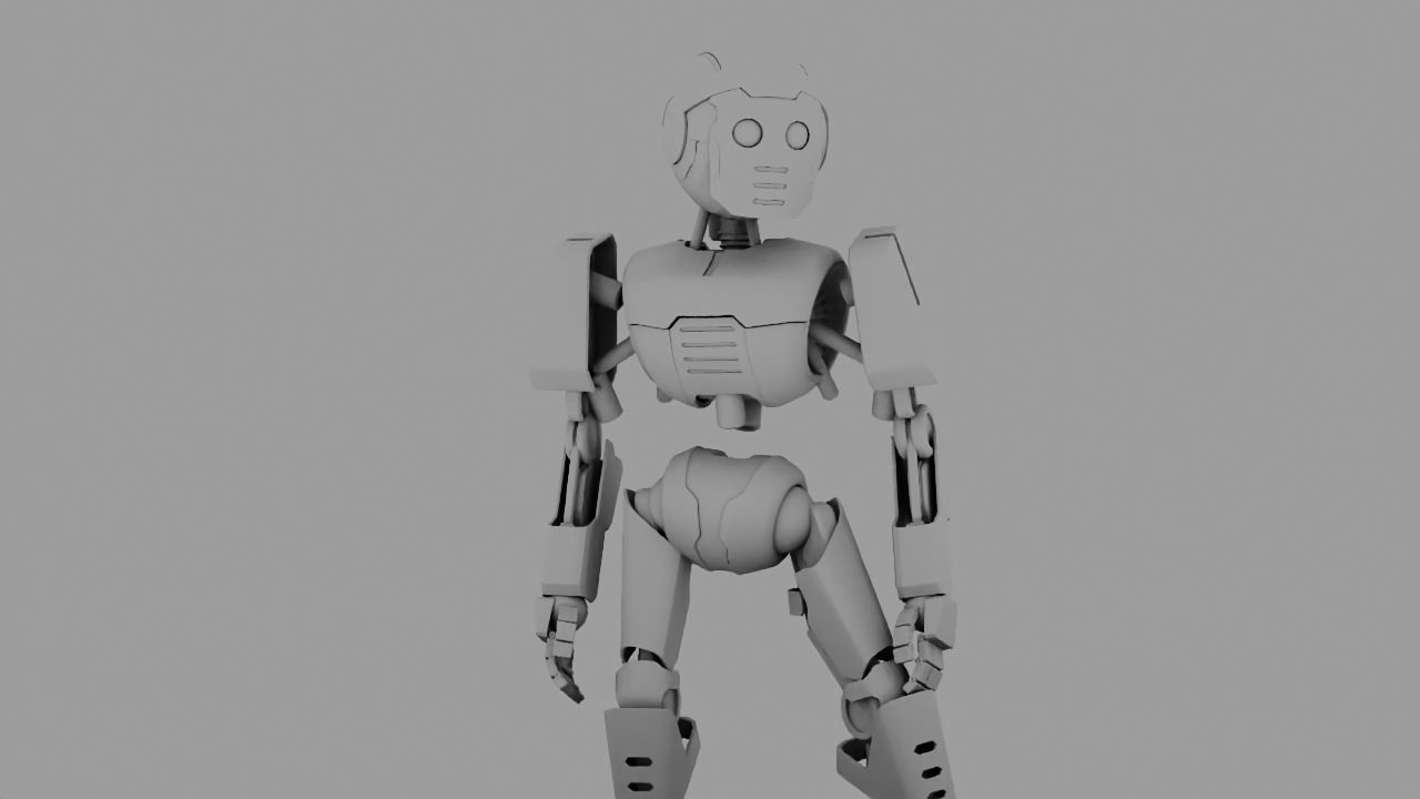 Android V2 rigged character 3D model_26