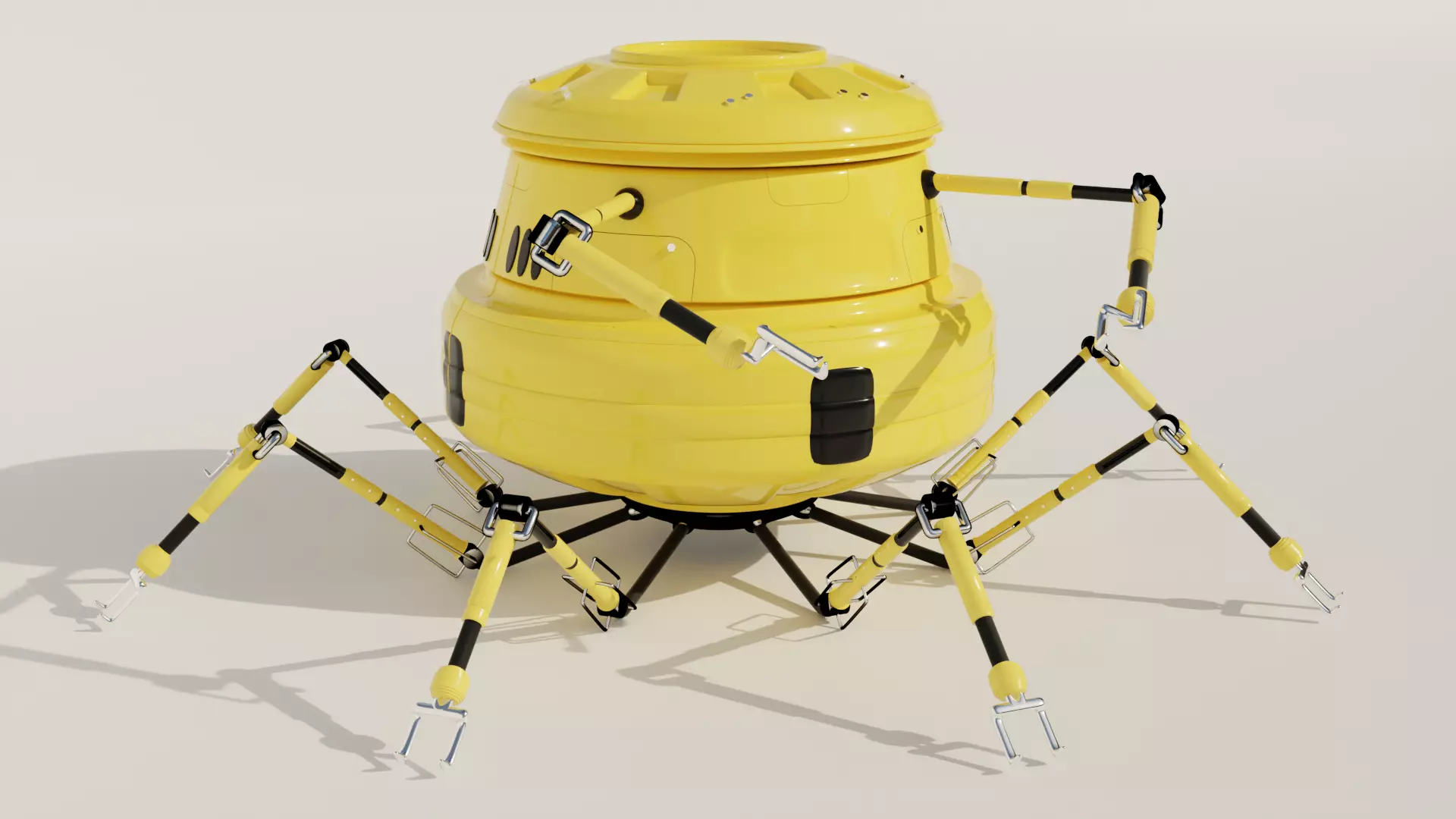 spider sci fi robot 3D model