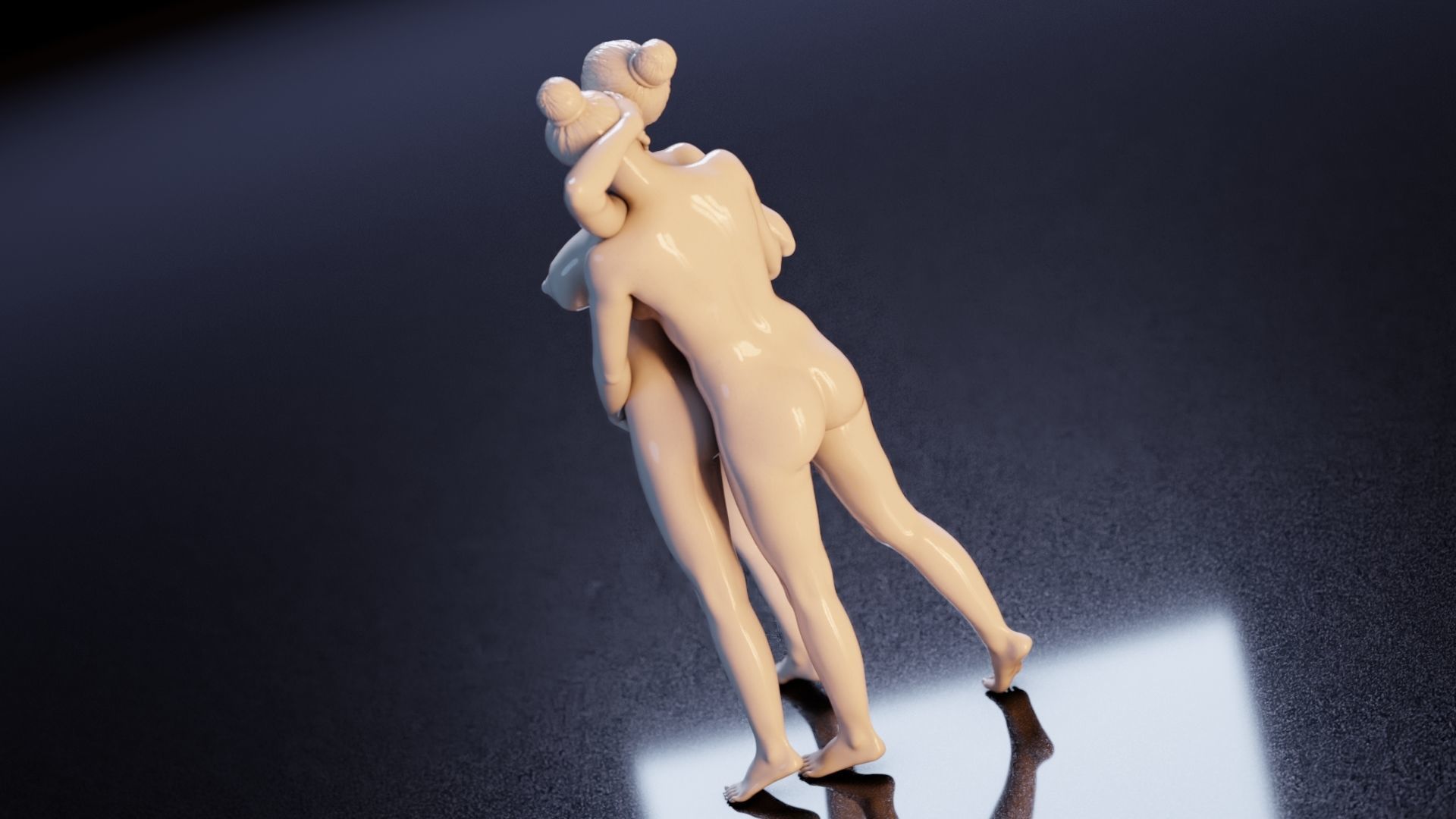 Sexy couple 1 3D print model_9