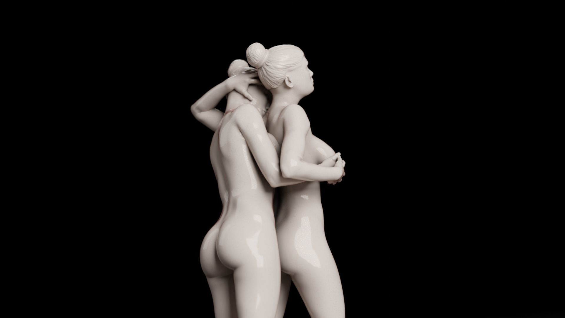 Sexy couple 1 3D print model_19