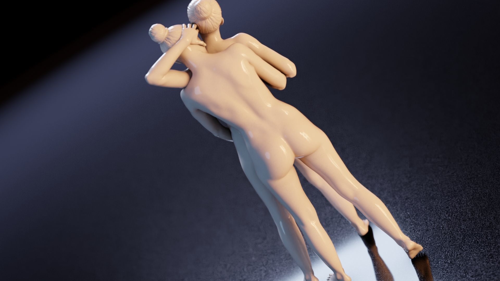 Sexy couple 1 3D print model_11