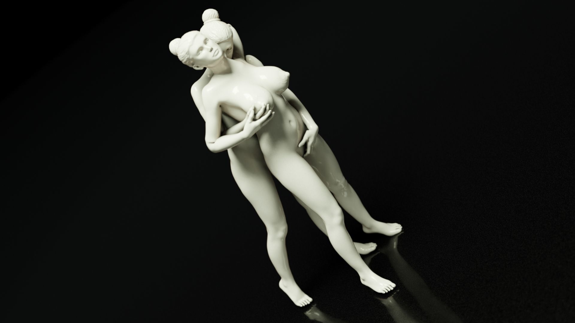 Sexy couple 1 3D print model_1