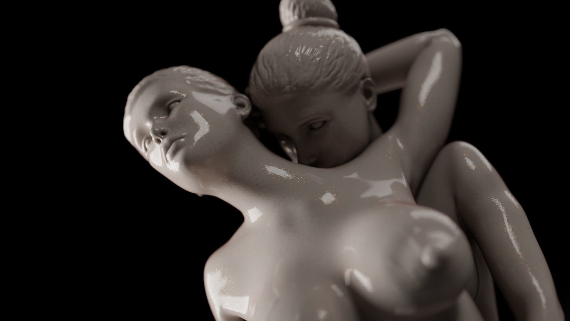 Sexy couple 1 3D print model_4