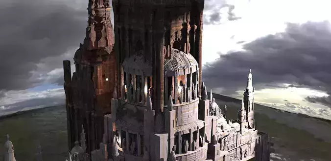 Fantasy Art Deco New York Kit bash 1