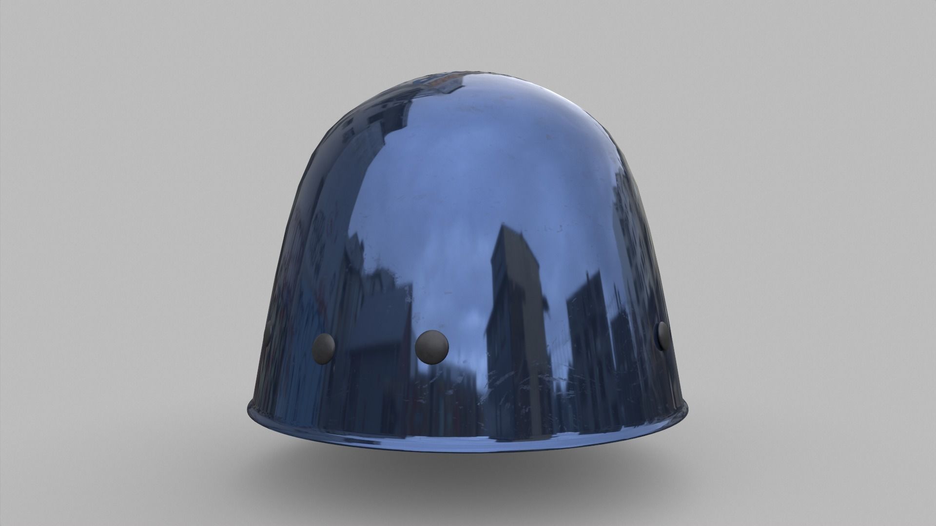 Military Helmet Low-poly 3D model_7