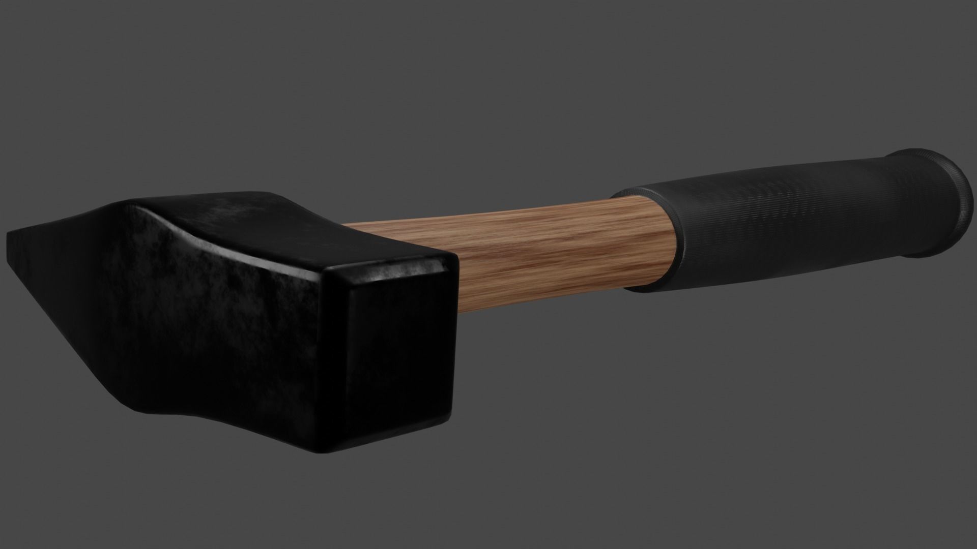 Sledge Hammer Free 3D model_1