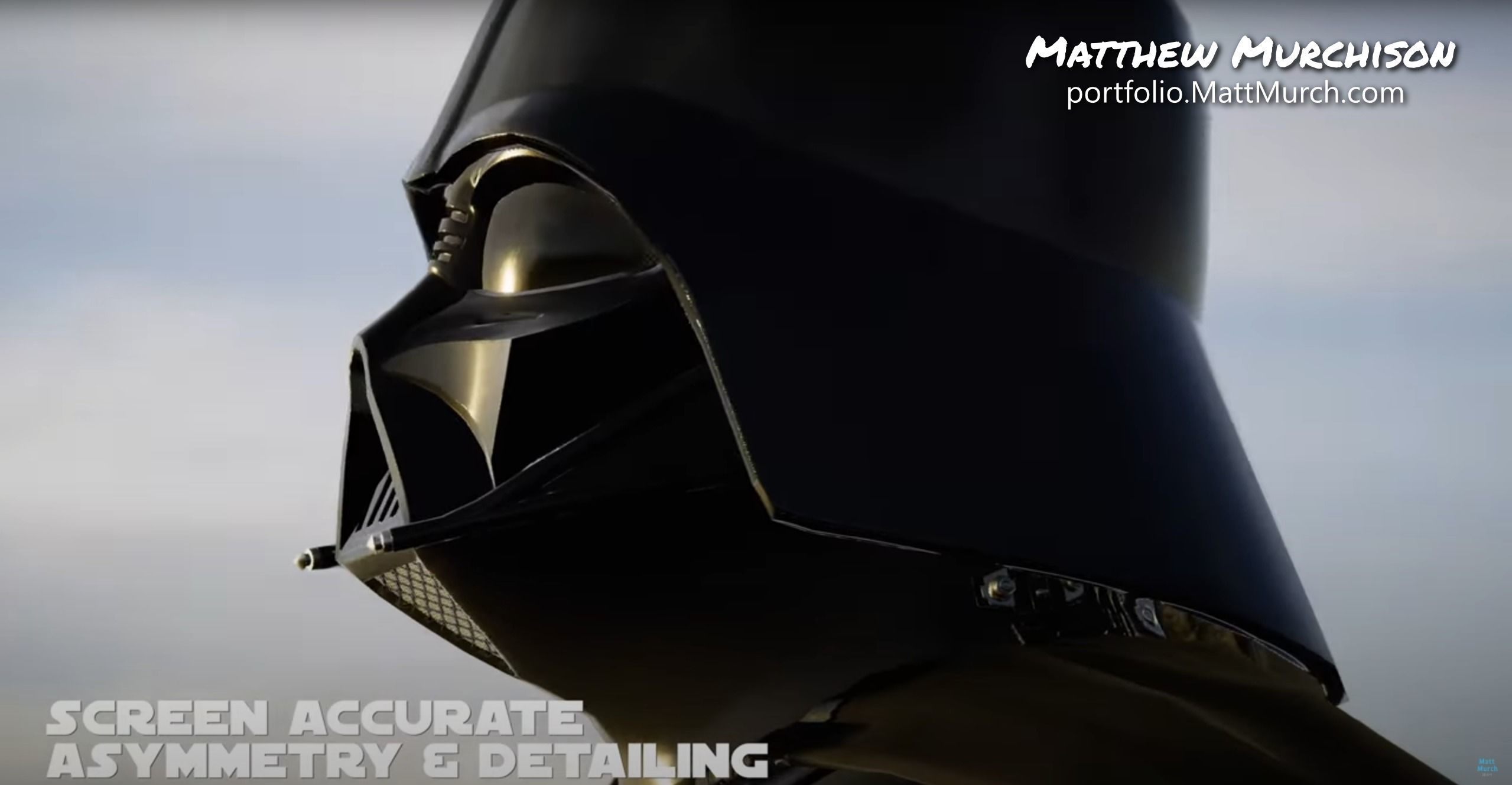 Screen Accurate RotJ Darth Vader VR Avatar Low-poly 3D model_9
