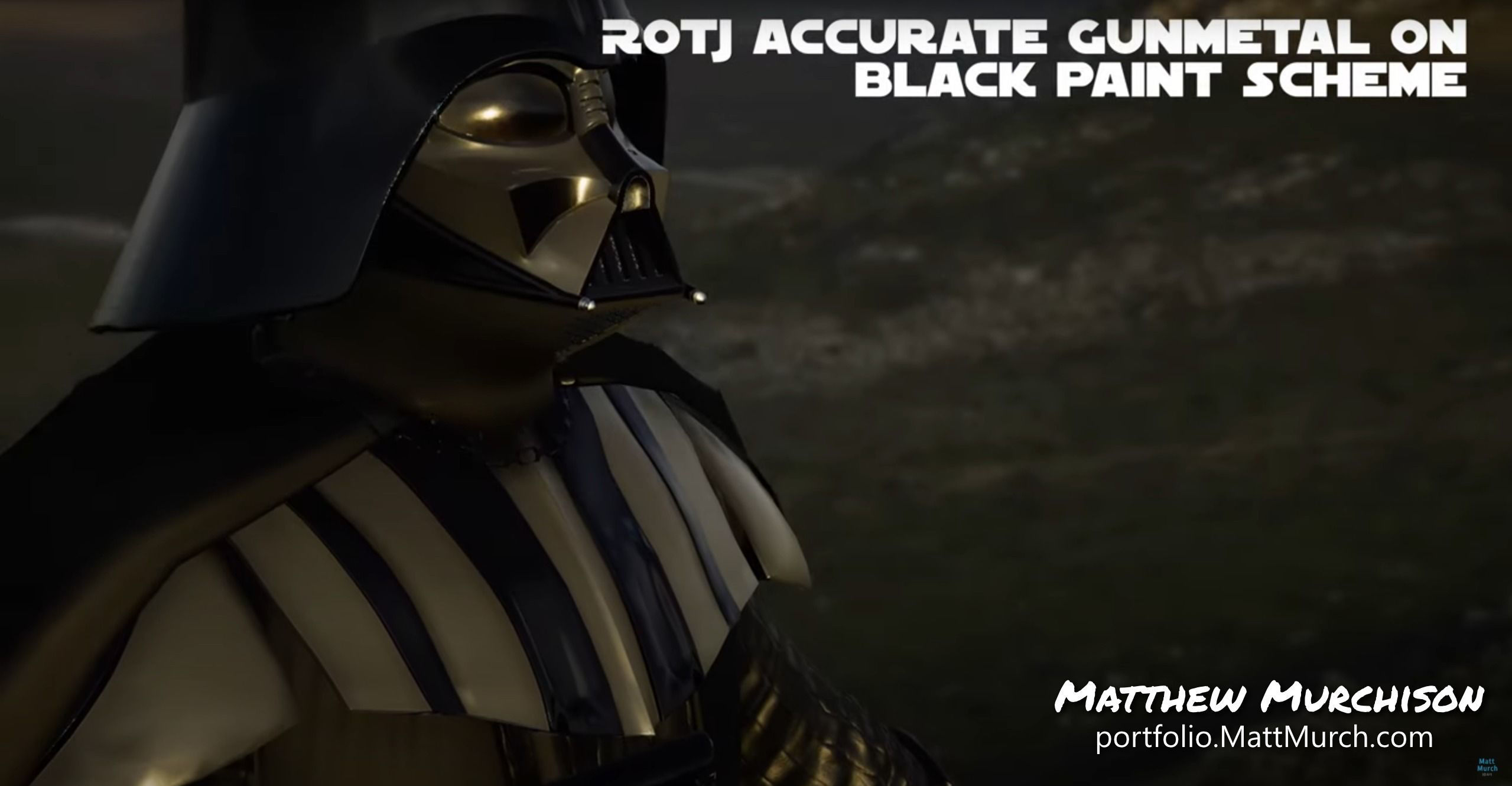 Screen Accurate RotJ Darth Vader VR Avatar Low-poly 3D model_3