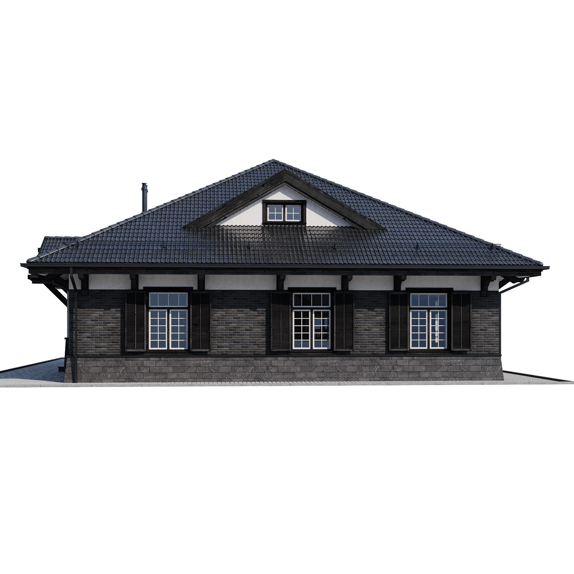 Modern house 17 3D model_13