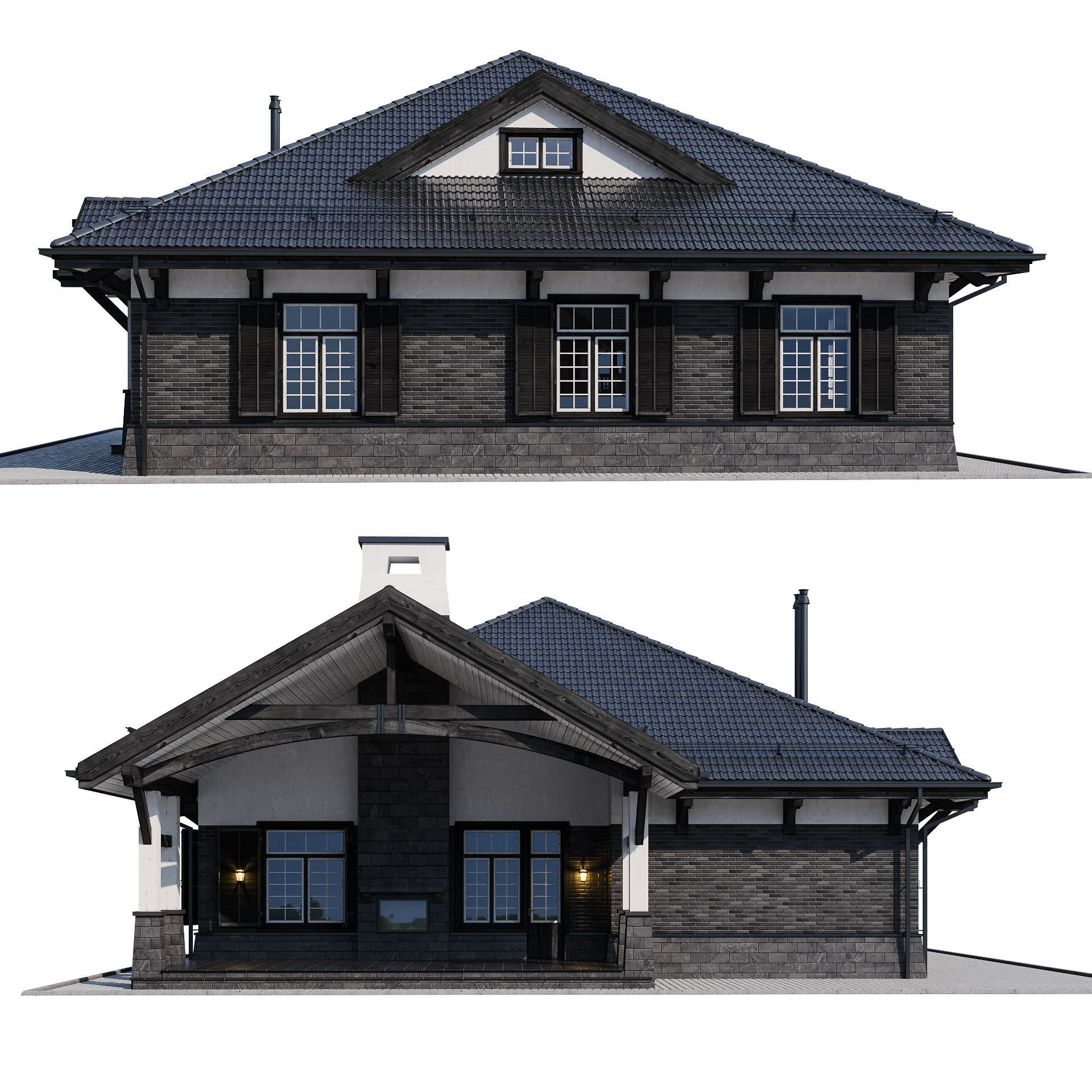 Modern house 17 3D model_15