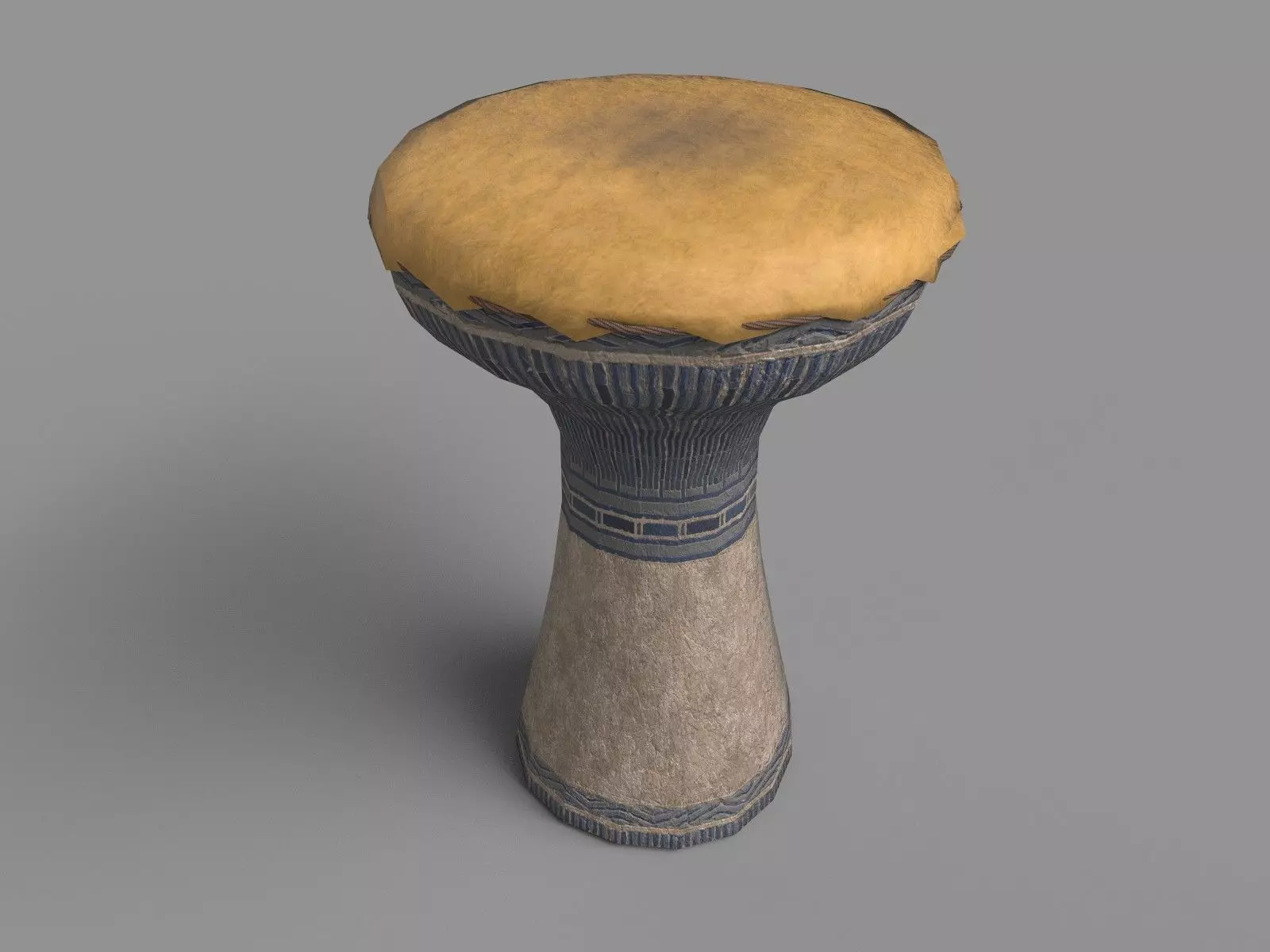 Dumbek djembe 3D model_0