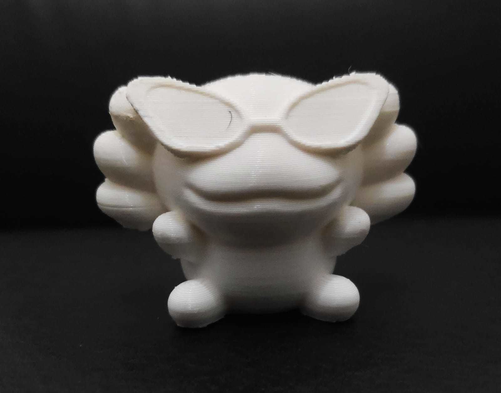 Axolotl Glasses 3D print model_3