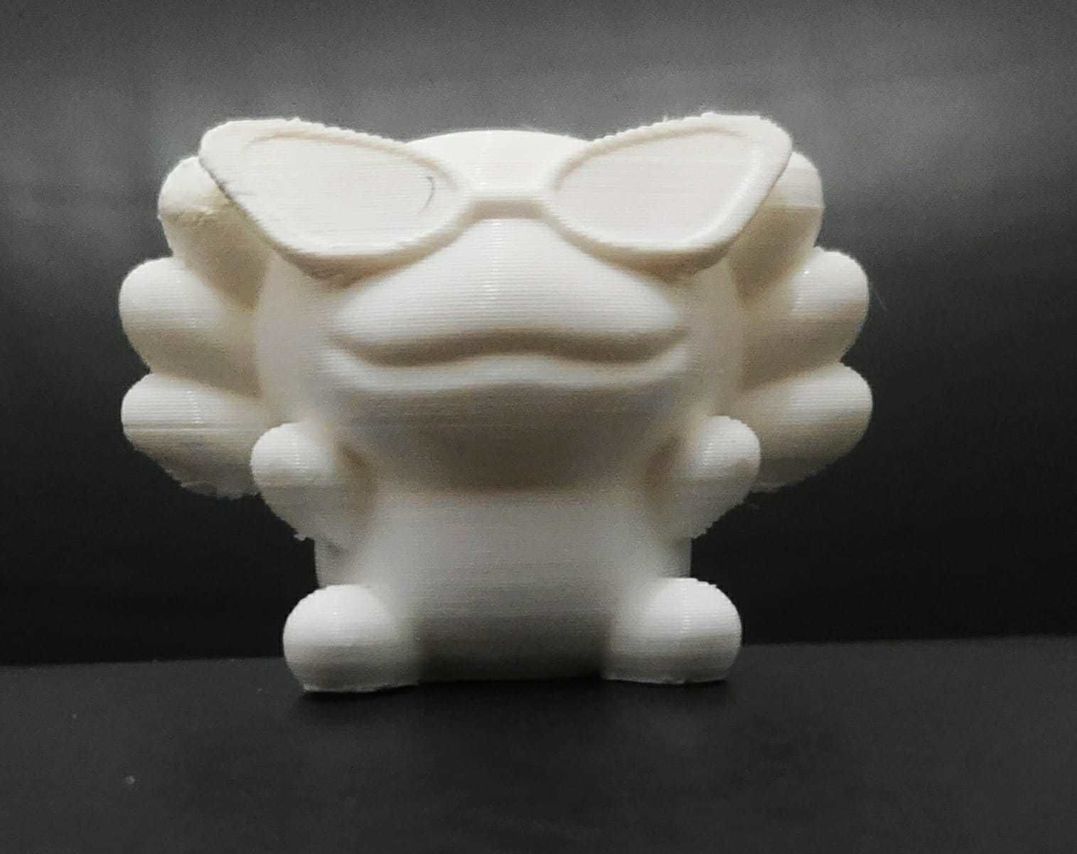Axolotl Glasses 3D print model_9