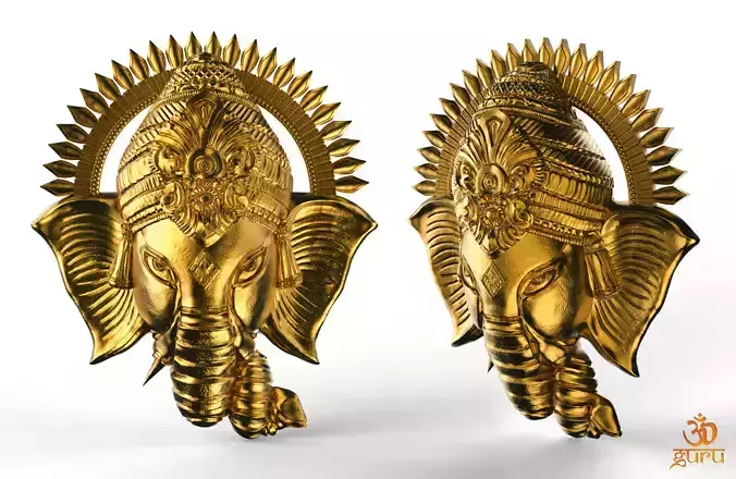 GANESH HEAD MODEL