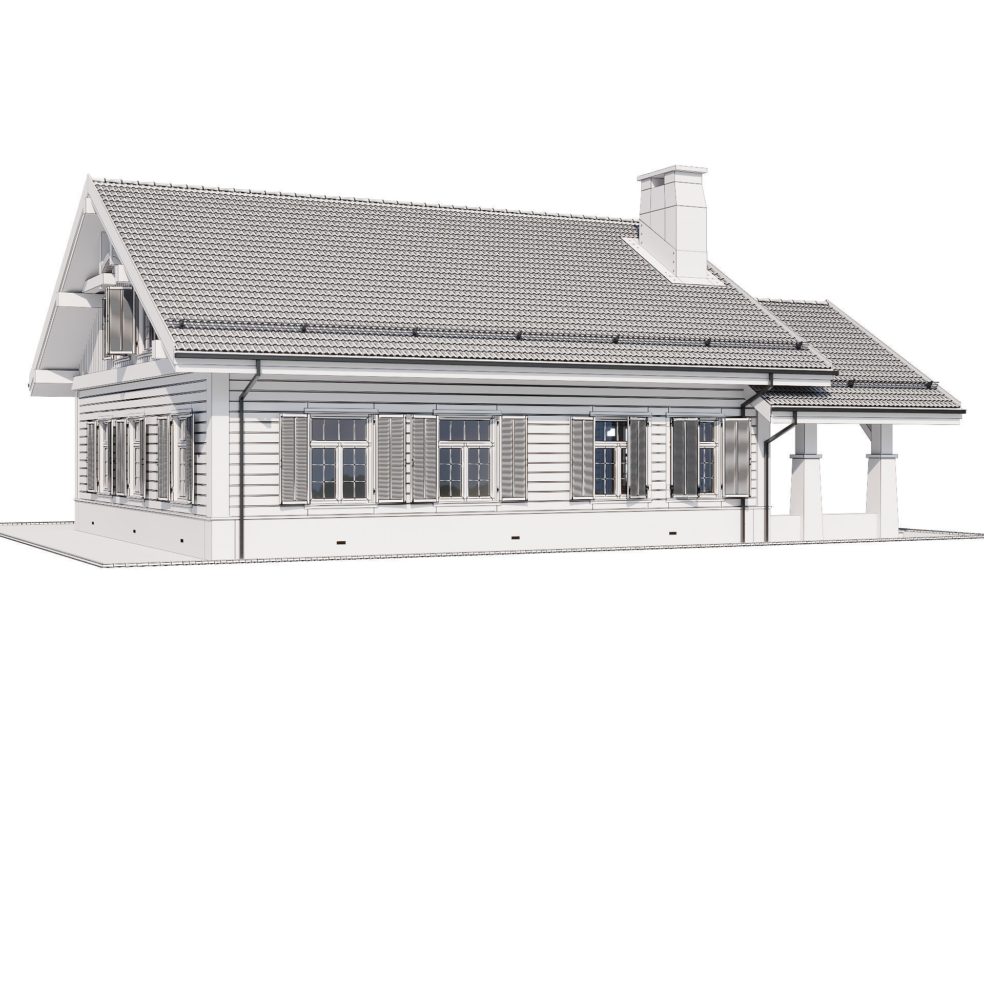 Modern house 20 3D model_17