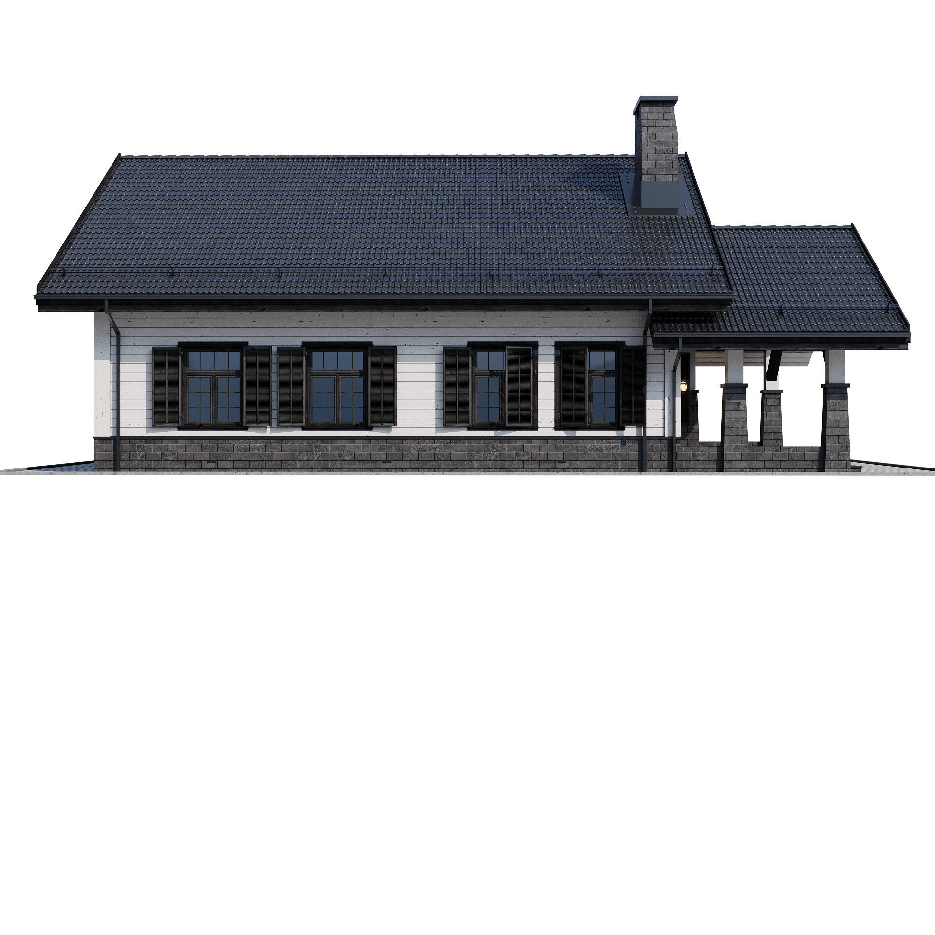 Modern house 20 3D model_20