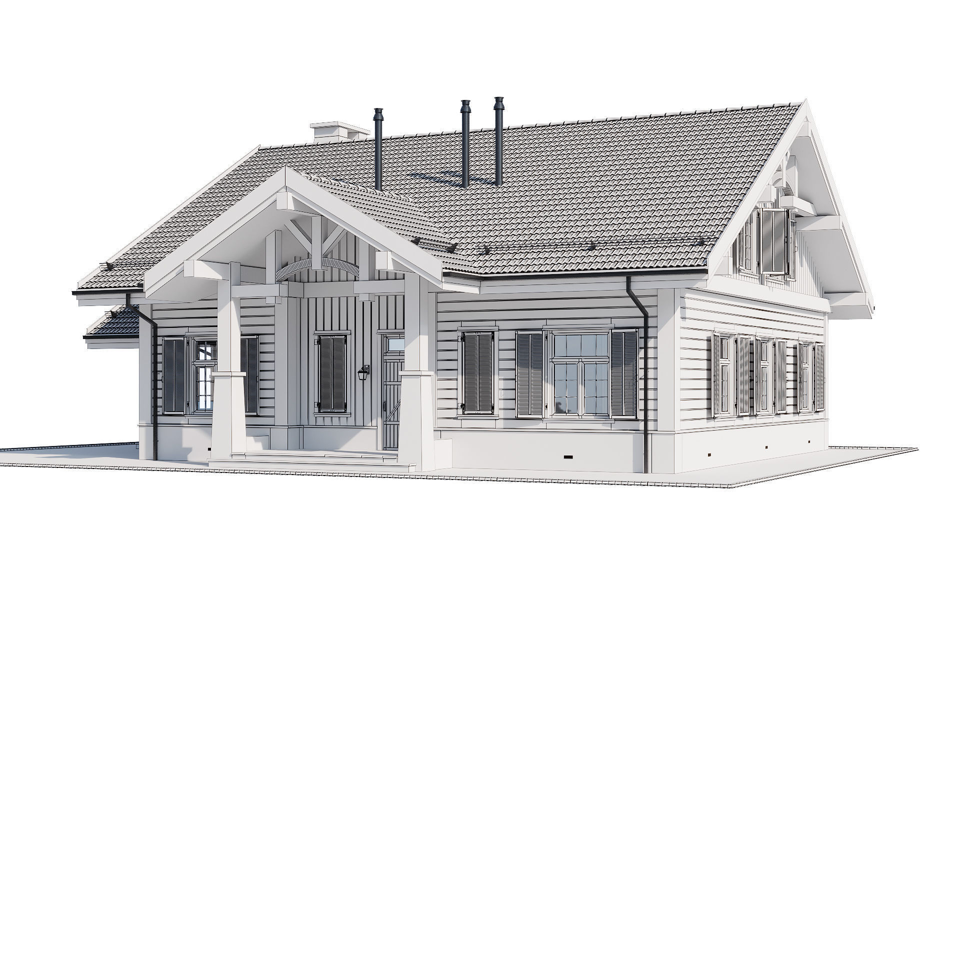 Modern house 20 3D model_21