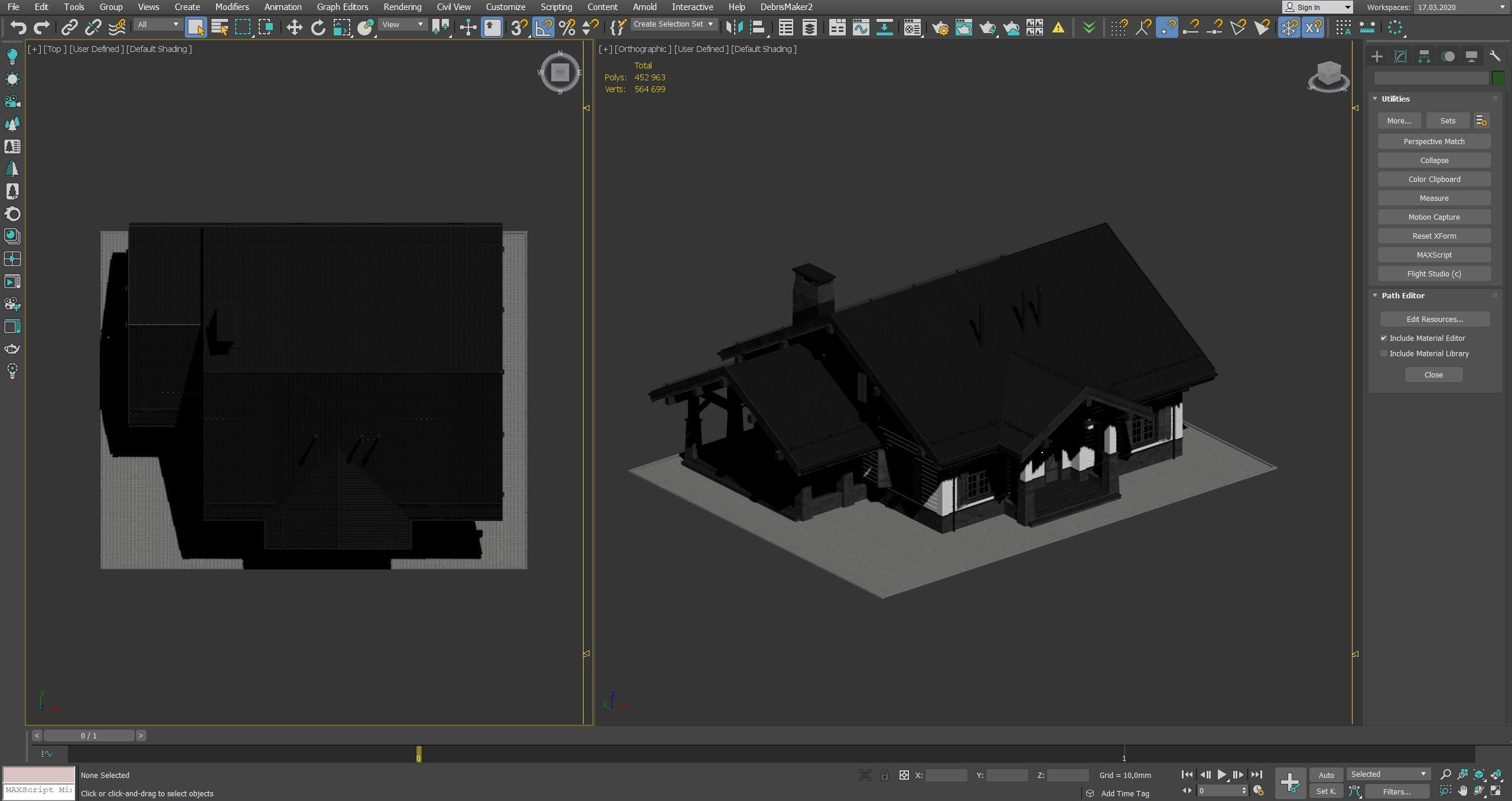 Modern house 20 3D model_1