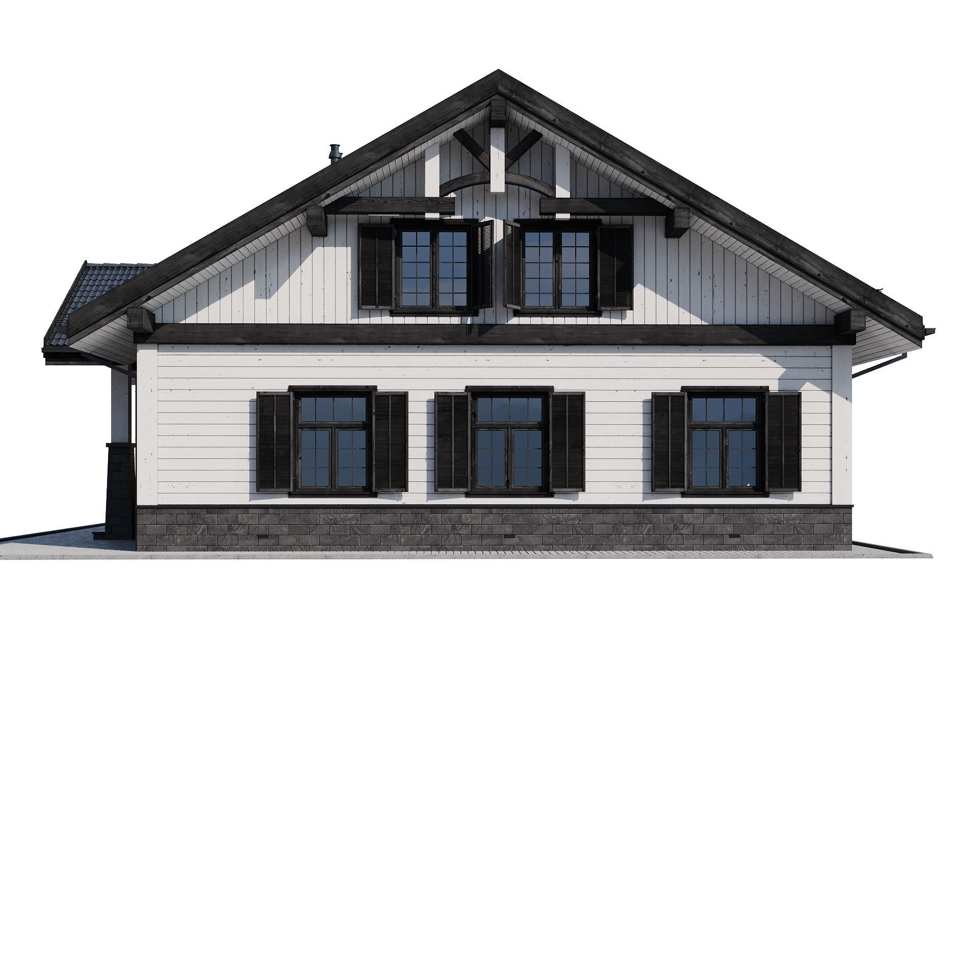 Modern house 20 3D model_13