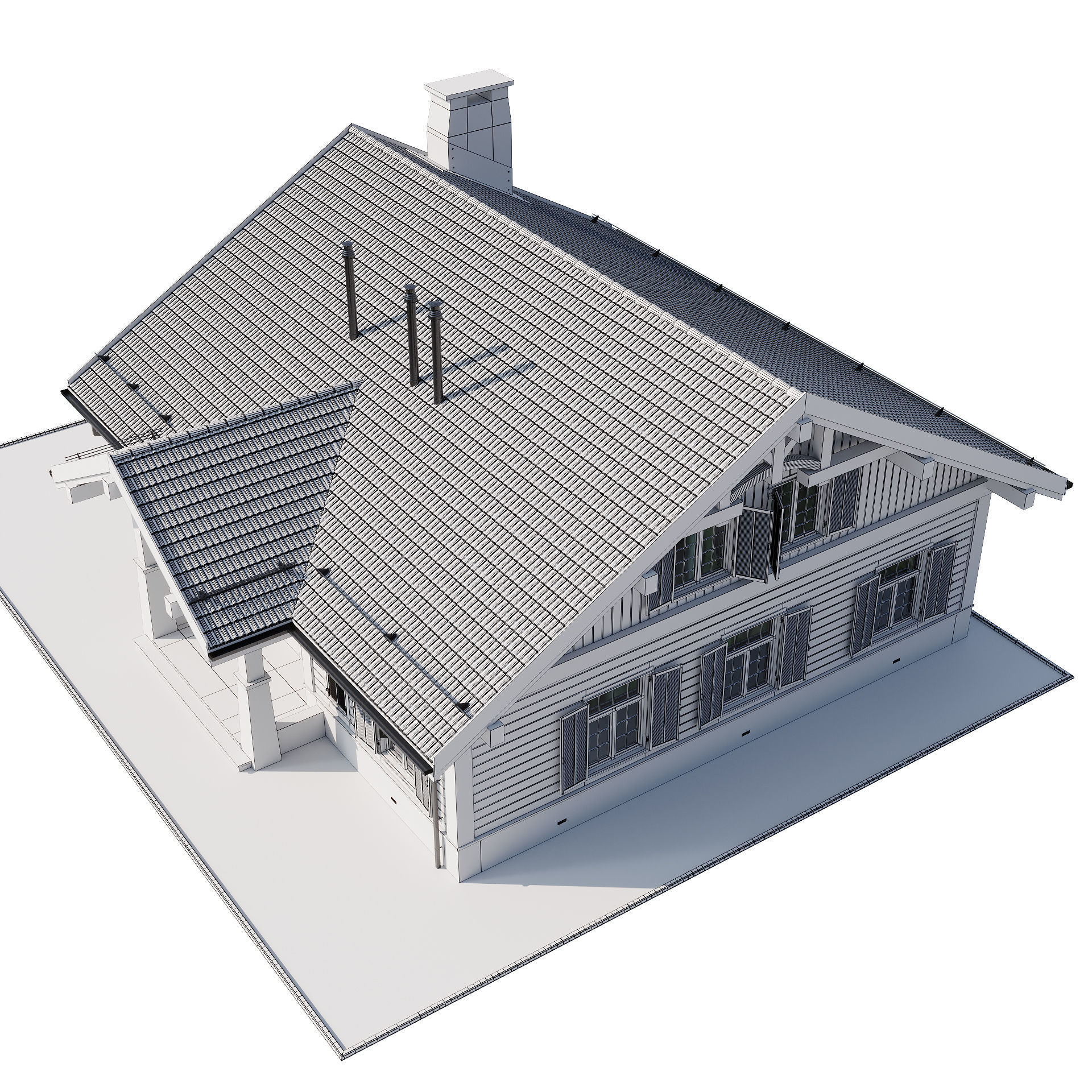 Modern house 20 3D model_24