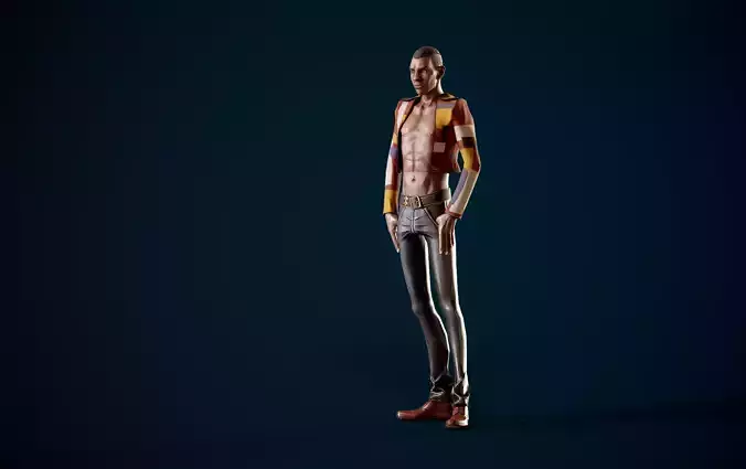 Stylized character Man