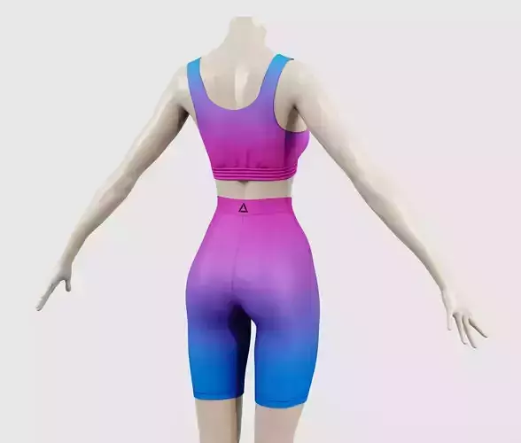 Outfit Bike Shorts with Top - Running - Cycling - Sports