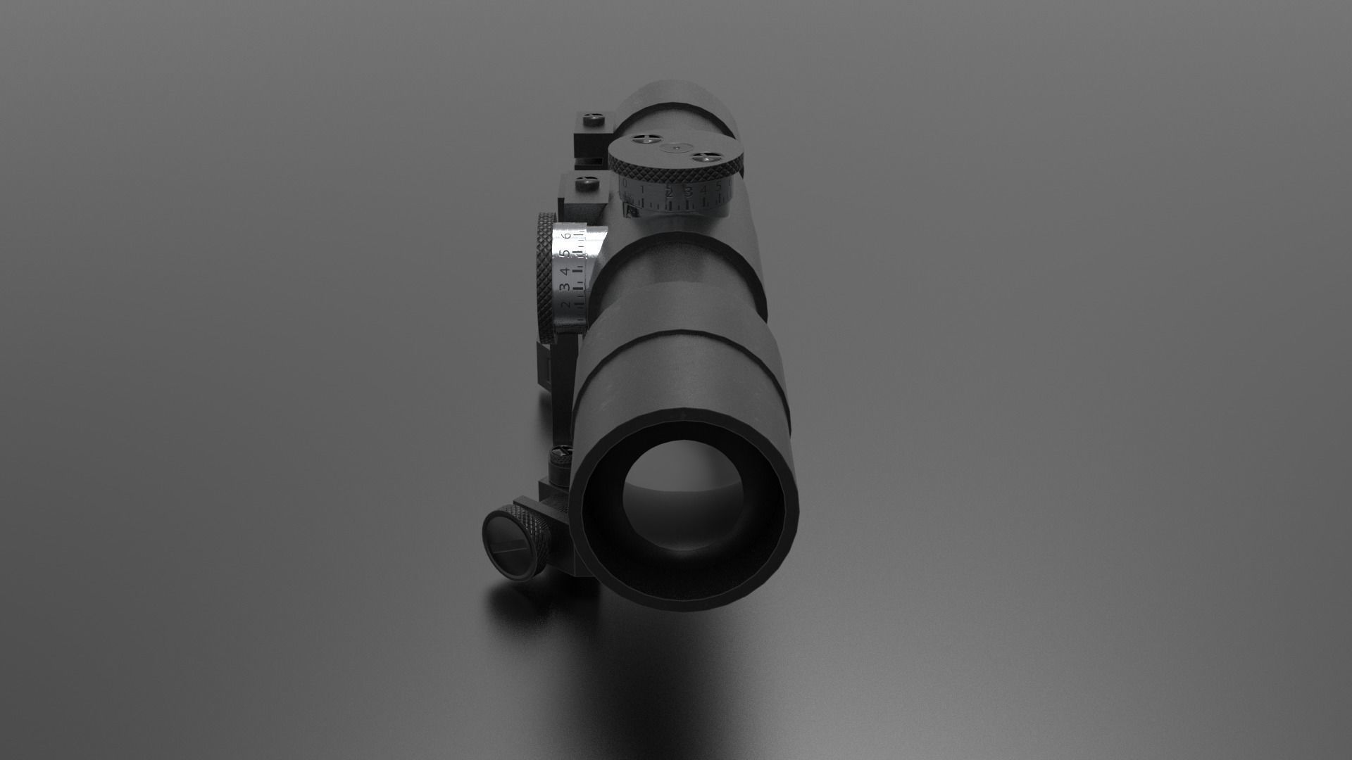Pu Scope Low-poly 3D model_3