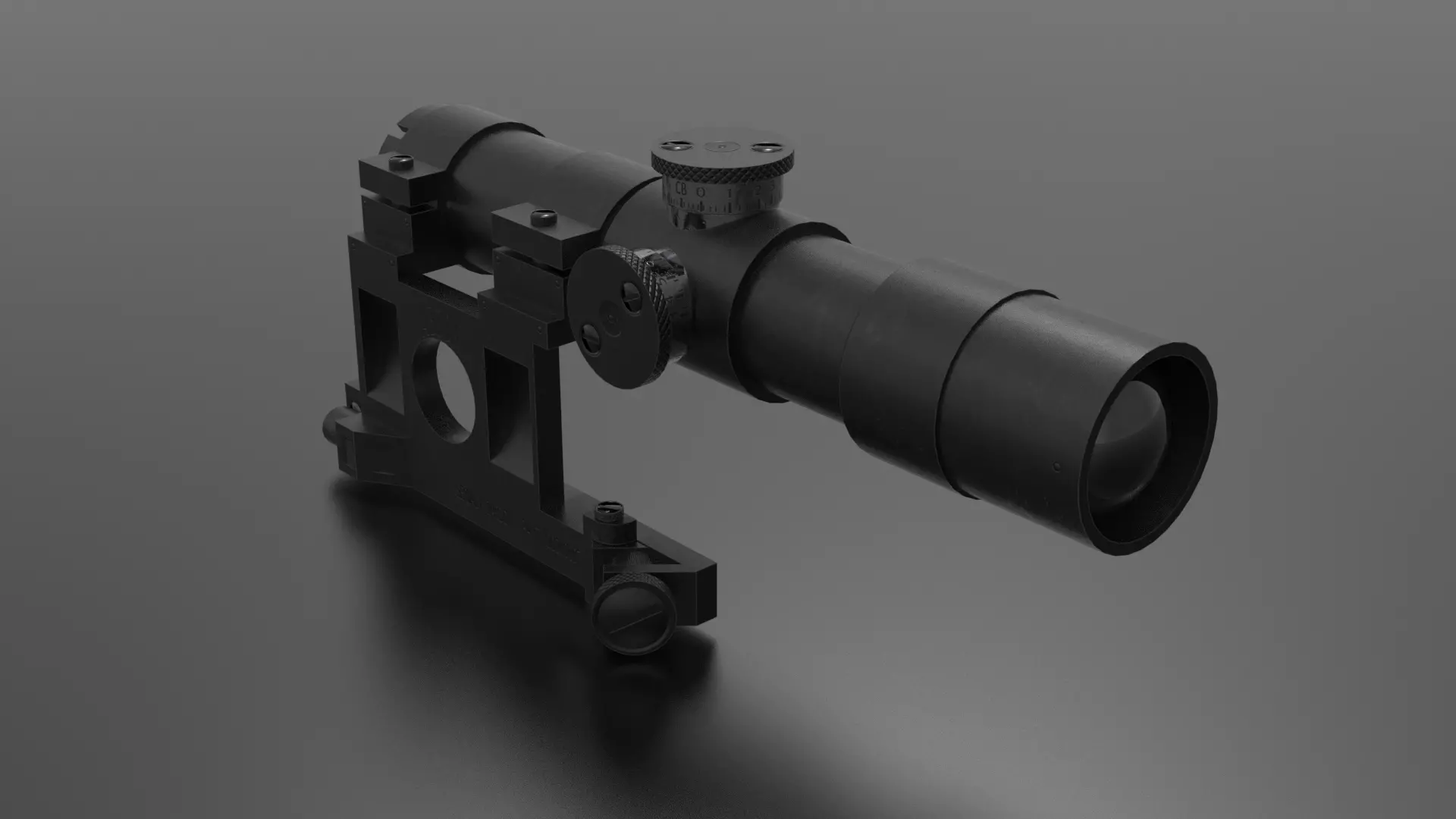 Pu Scope Low-poly 3D model_0