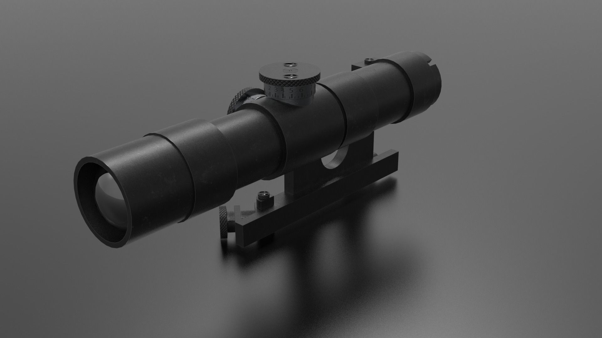 Pu Scope Low-poly 3D model_2