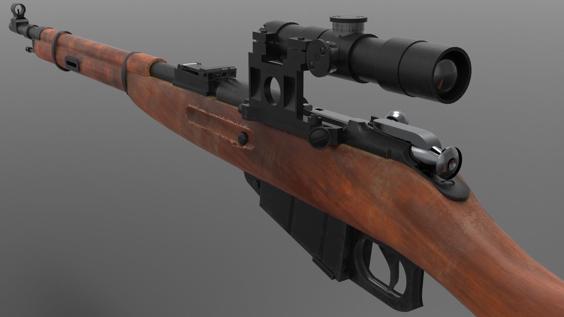 Pu Scope Low-poly 3D model_4