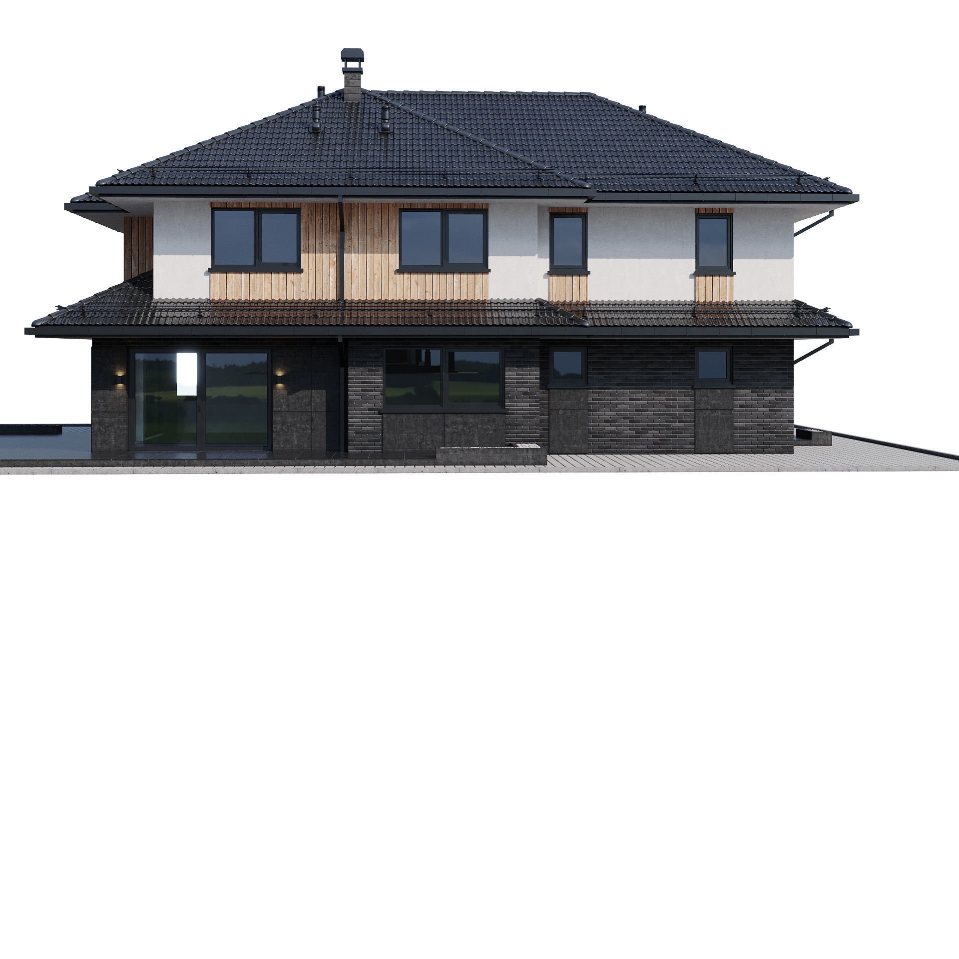 Modern house 24 3D model_23