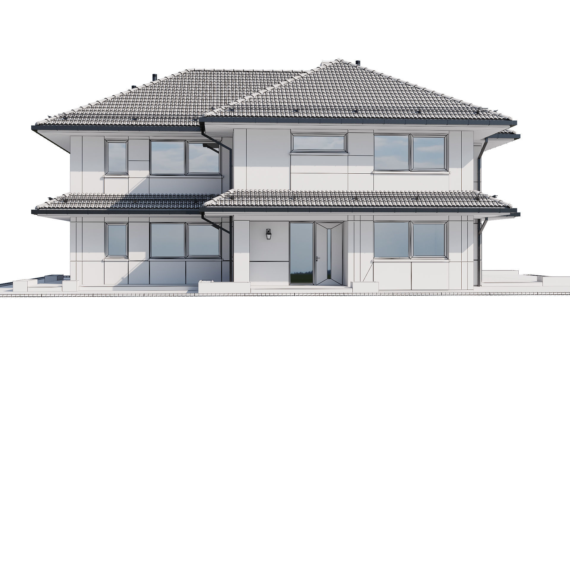 Modern house 24 3D model_21