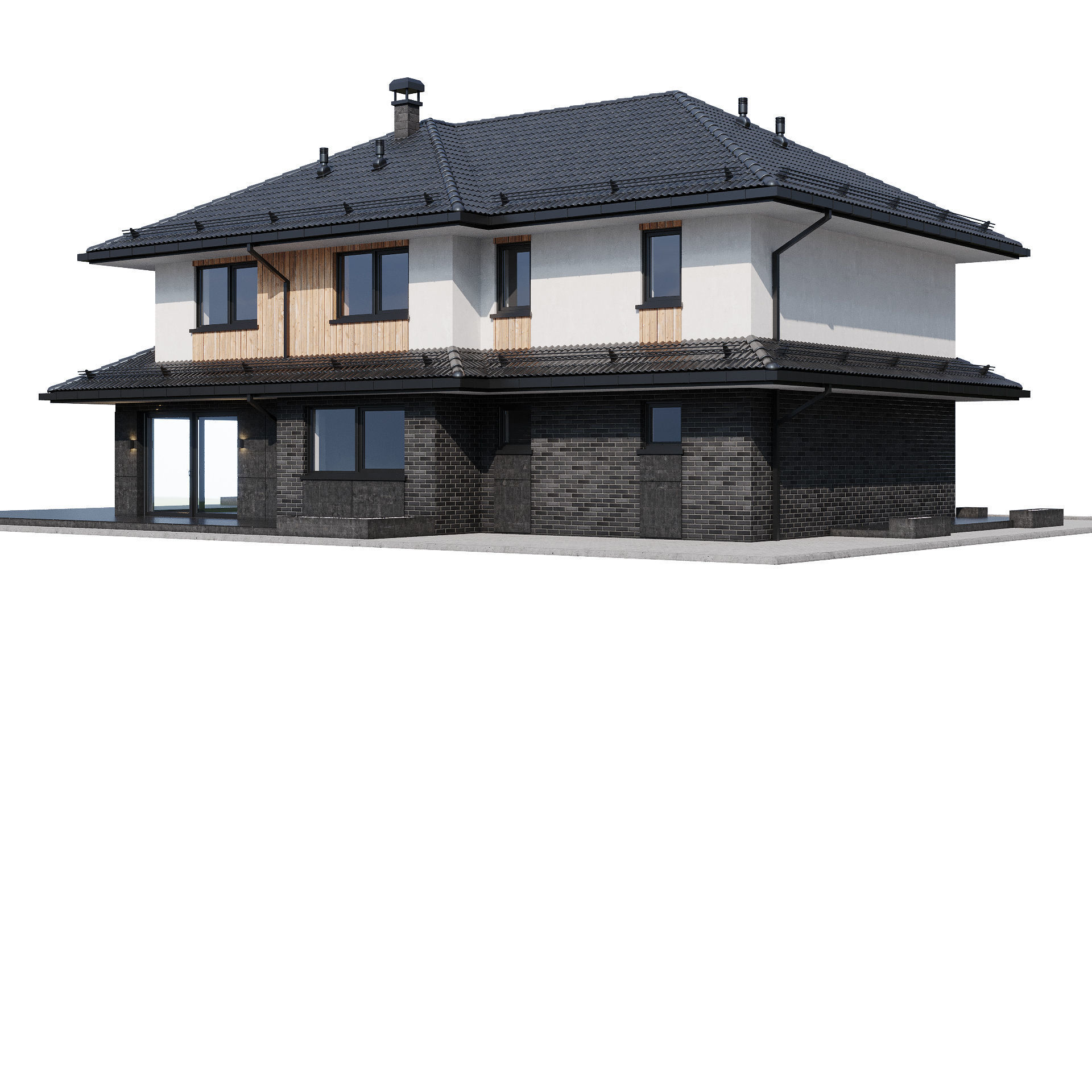 Modern house 24 3D model_14