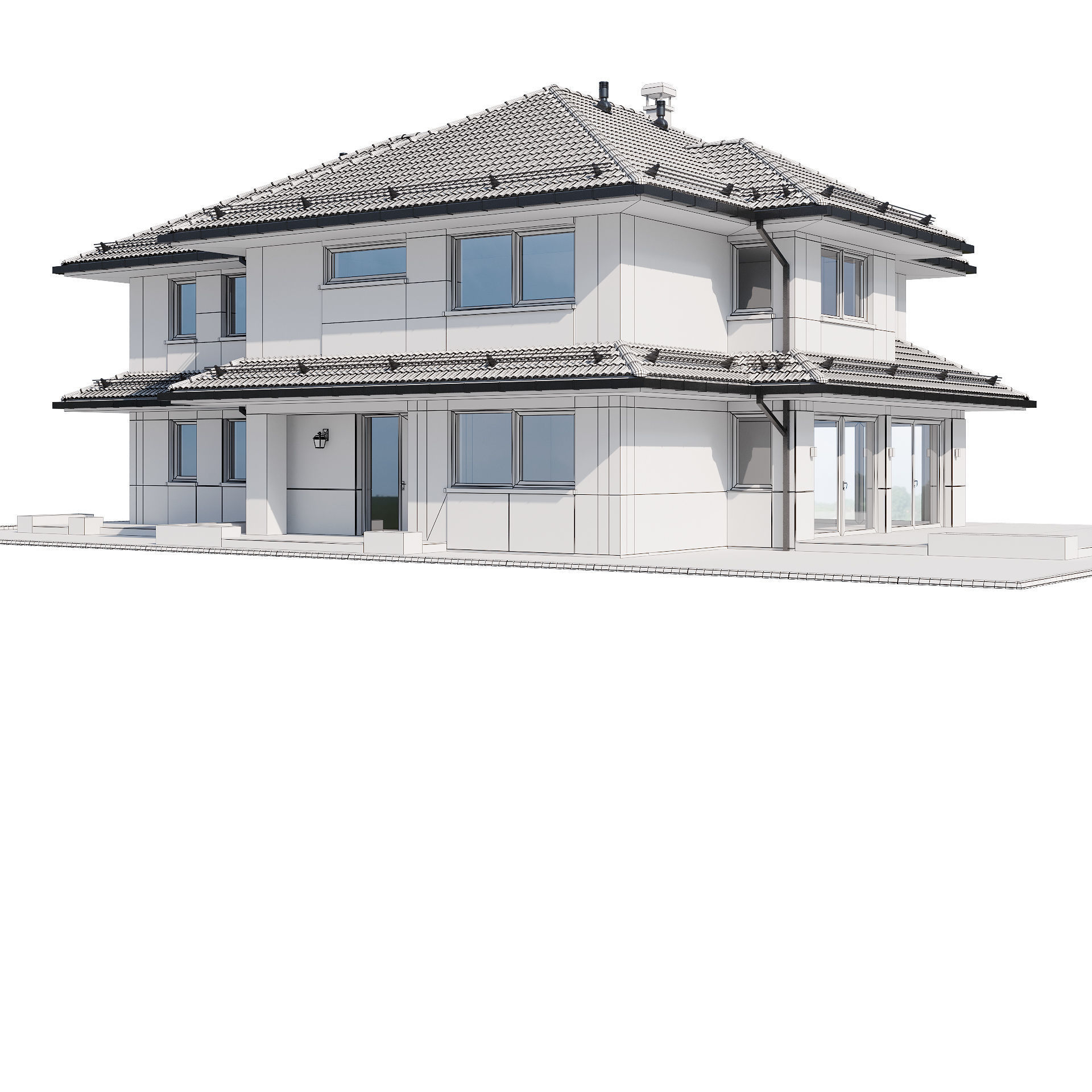 Modern house 24 3D model_22