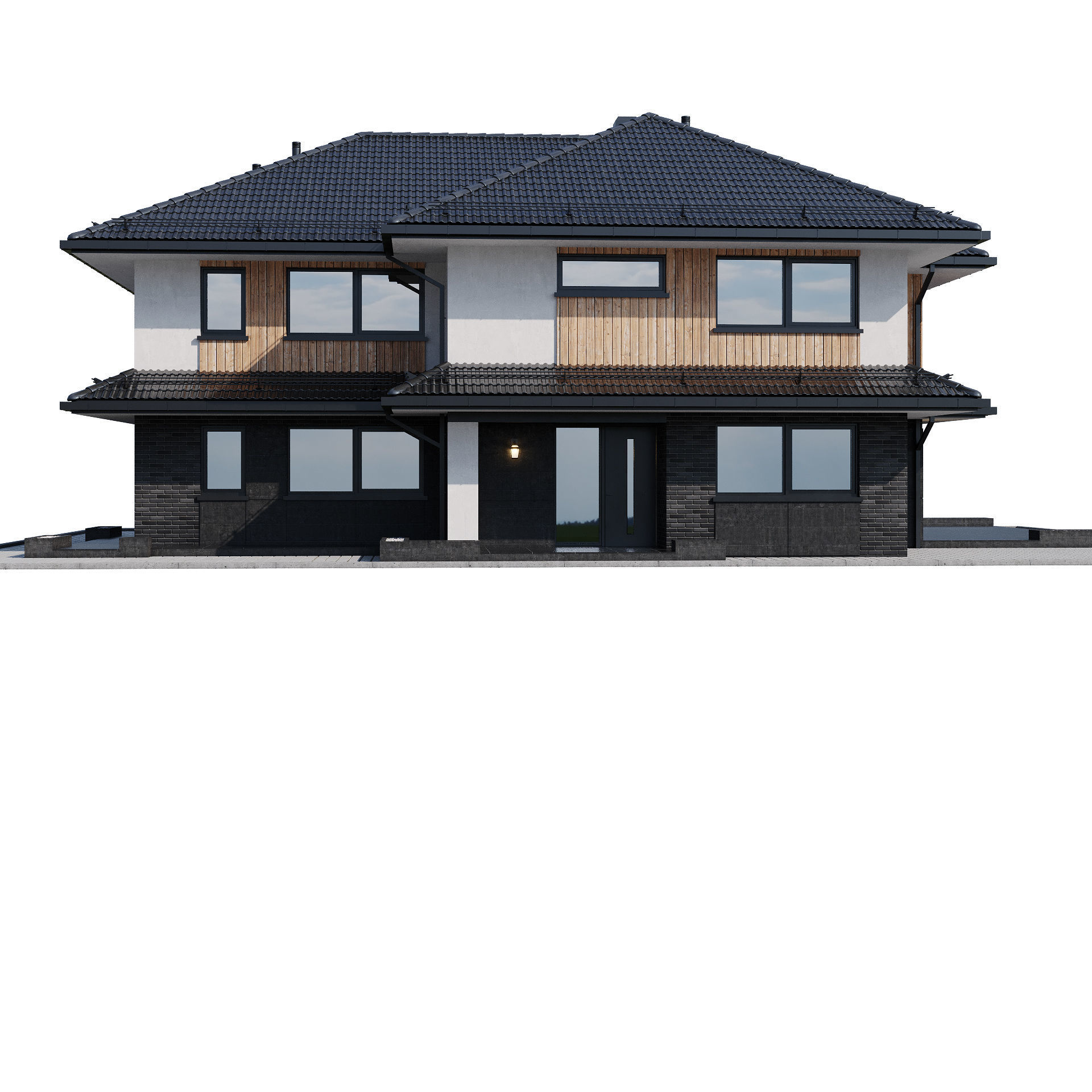 Modern house 24 3D model_15