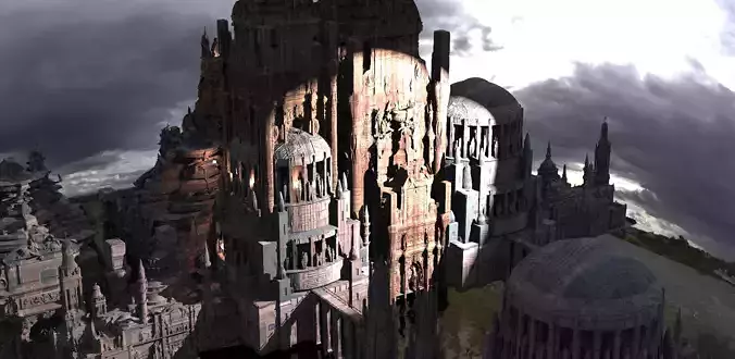 Fantasy Art Deco New York Kit bash 2