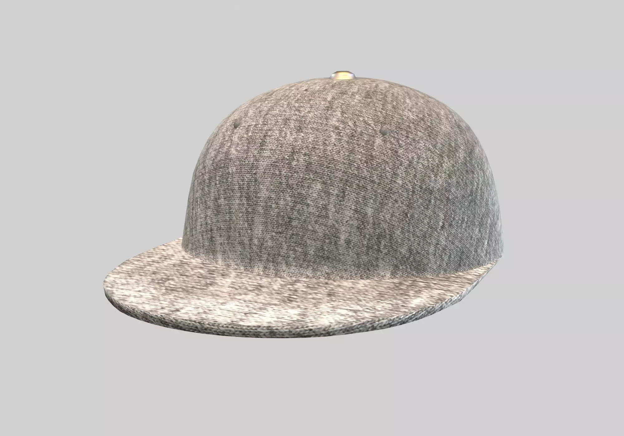gray stylistic cap 3D model