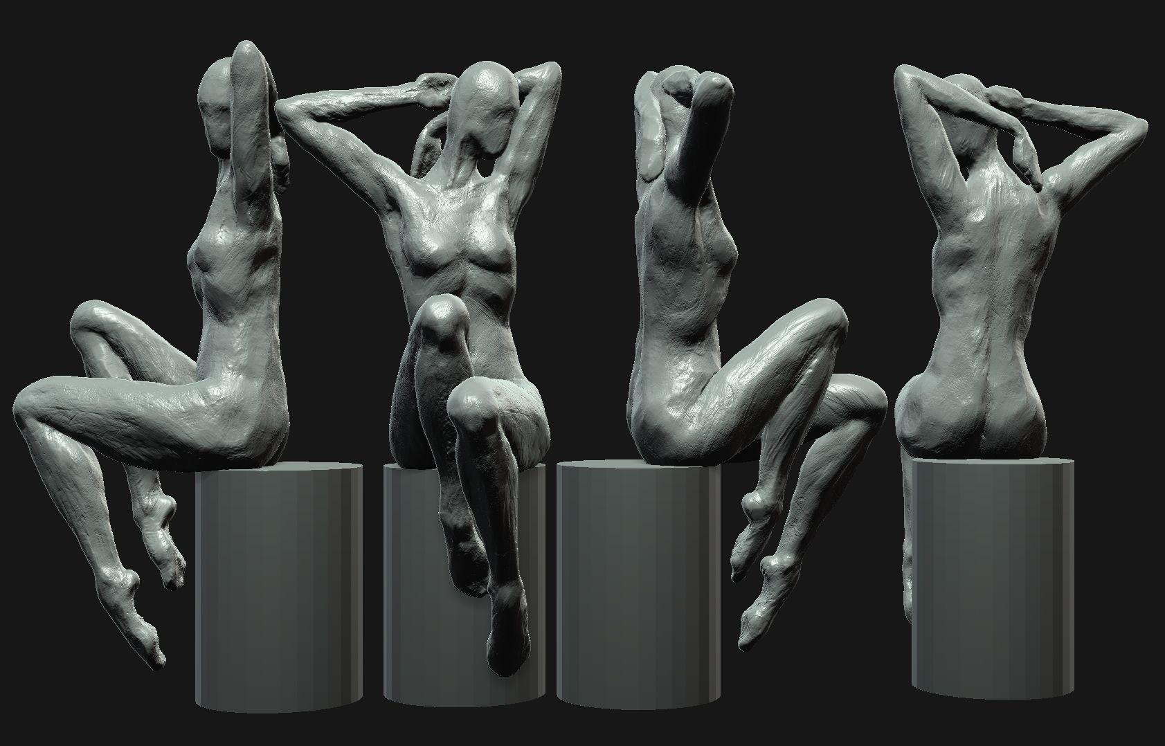 Sculpt 6 of 1000 Sculpts in a year 3D print model_5