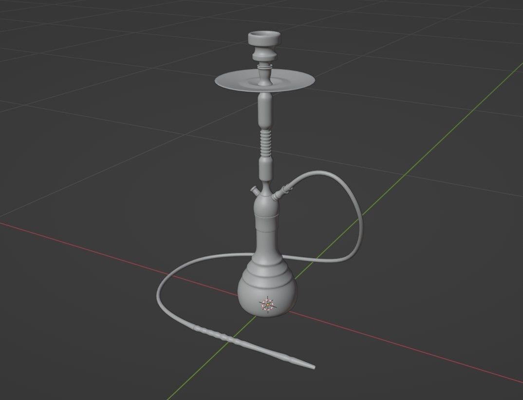 Hookah 01 3D model_5