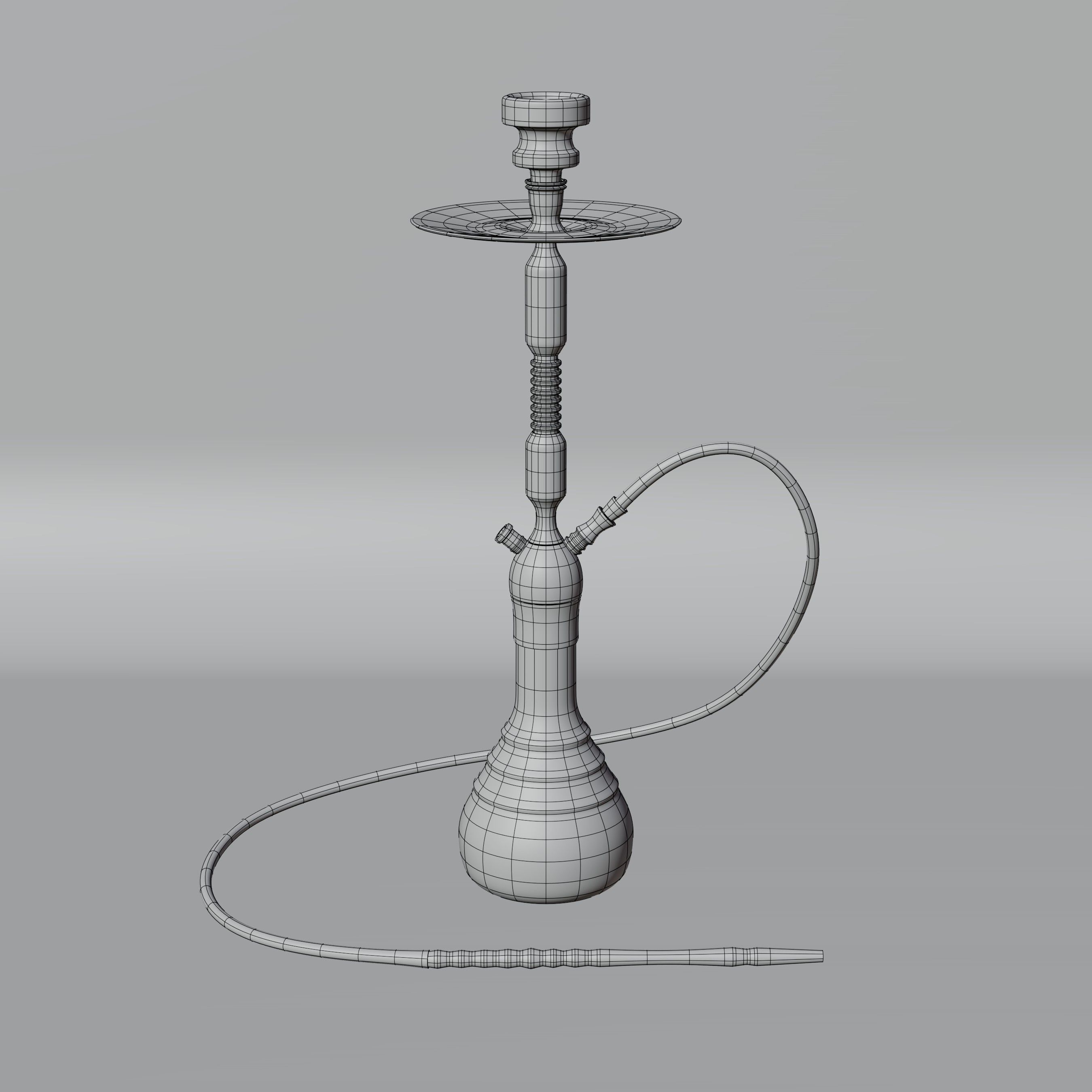 Hookah 01 3D model_4