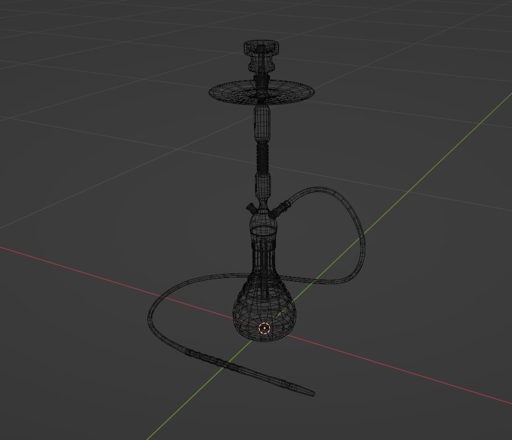 Hookah 01 3D model_6