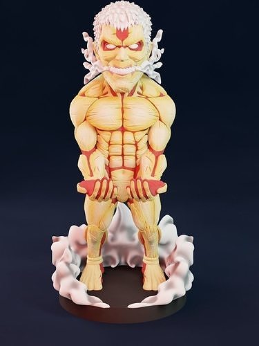 Armored Titan Attack on Titan joystick holder 3D print model