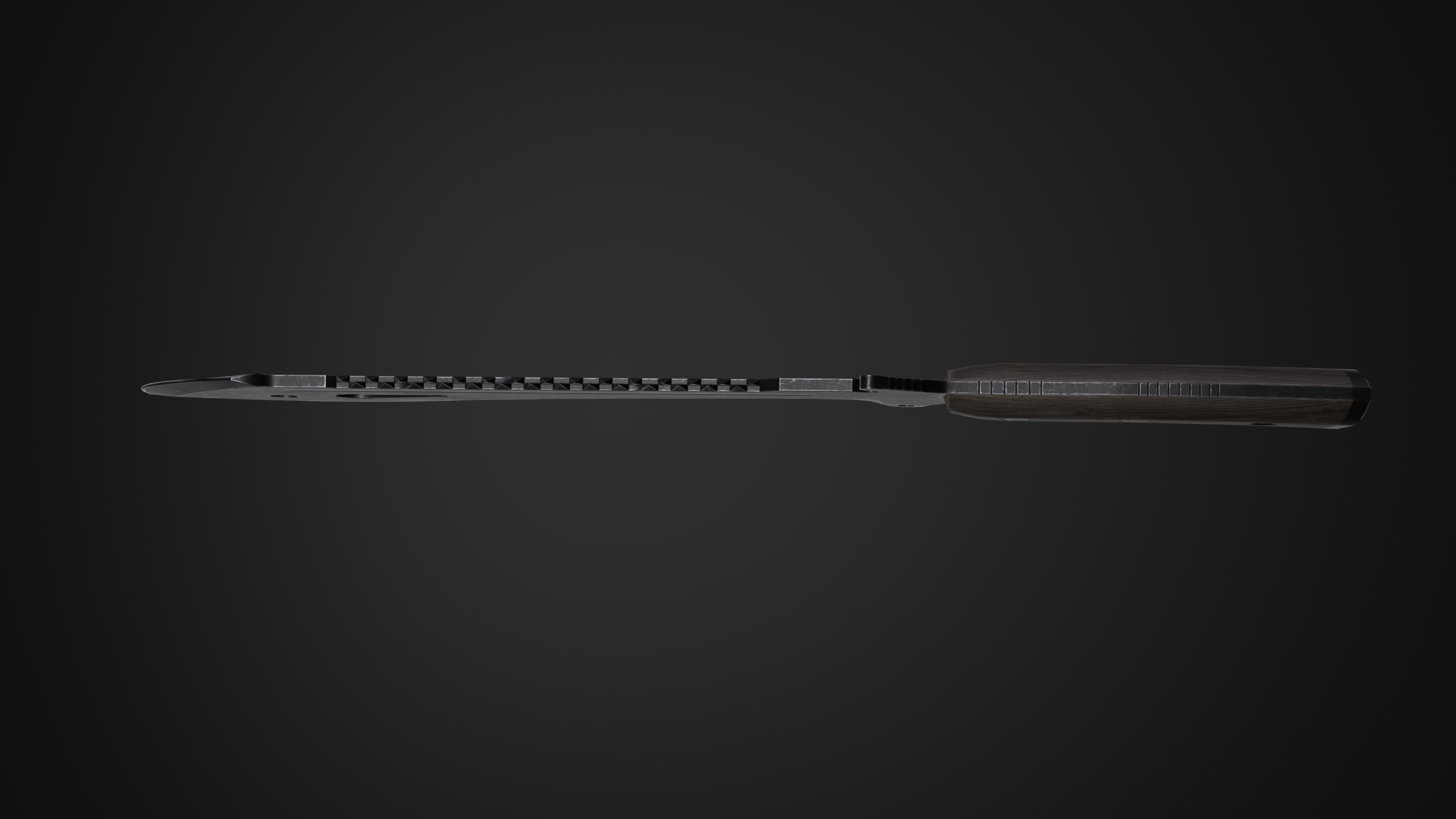 Machete v2 Low-poly 3D model_12